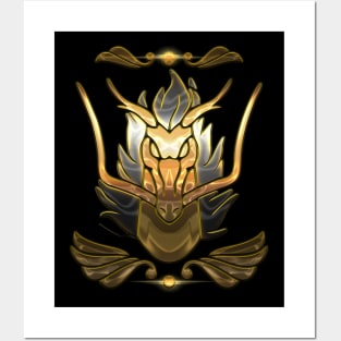 Dragon Bronze Posters and Art